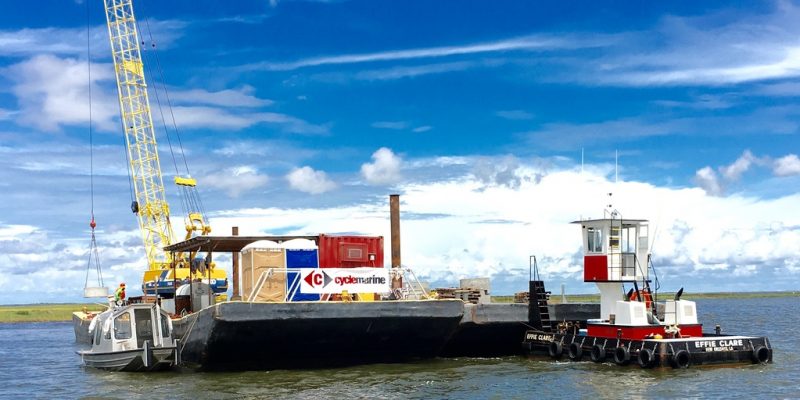 Marine construction equipment